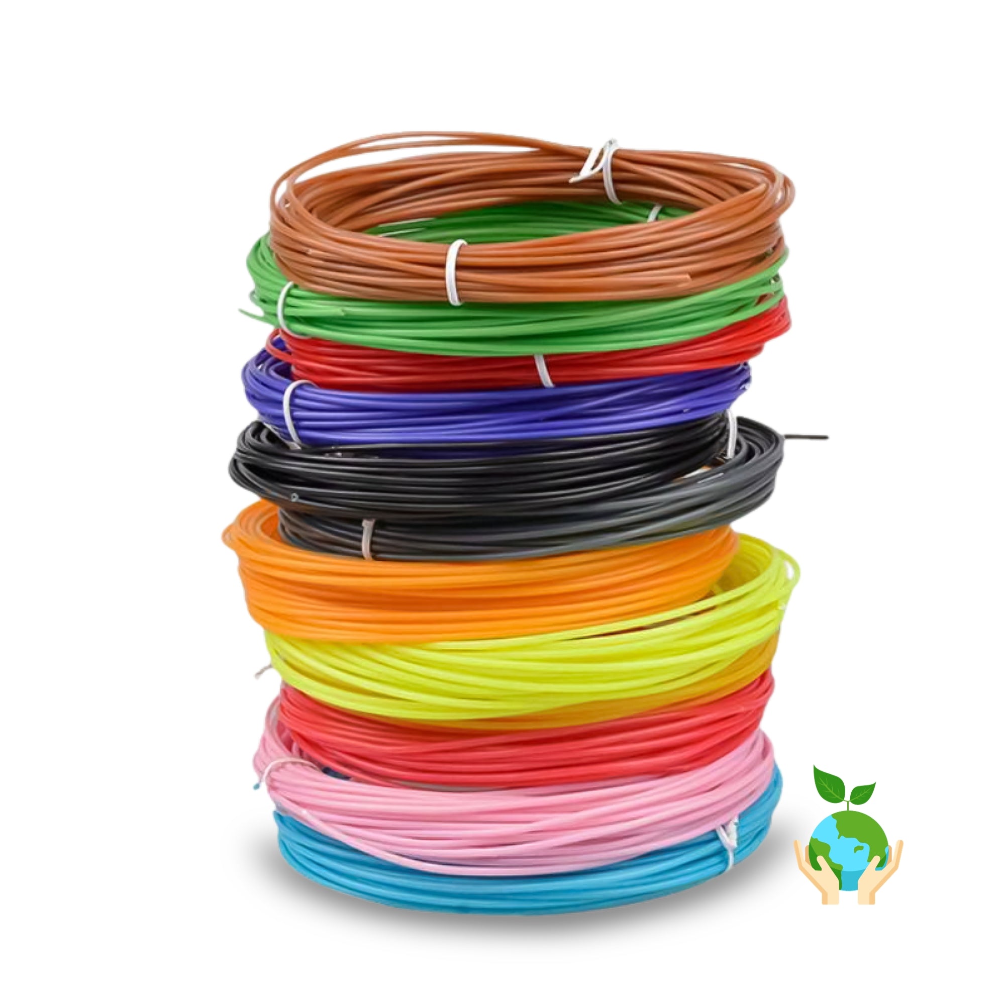 50m PLA Filament 1,75mm - 10 Farben x 5m - KinderPlatz